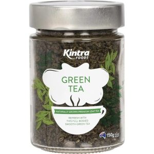 Australian grown, full bodied green tea that is preservative, gluten and lactose free. 